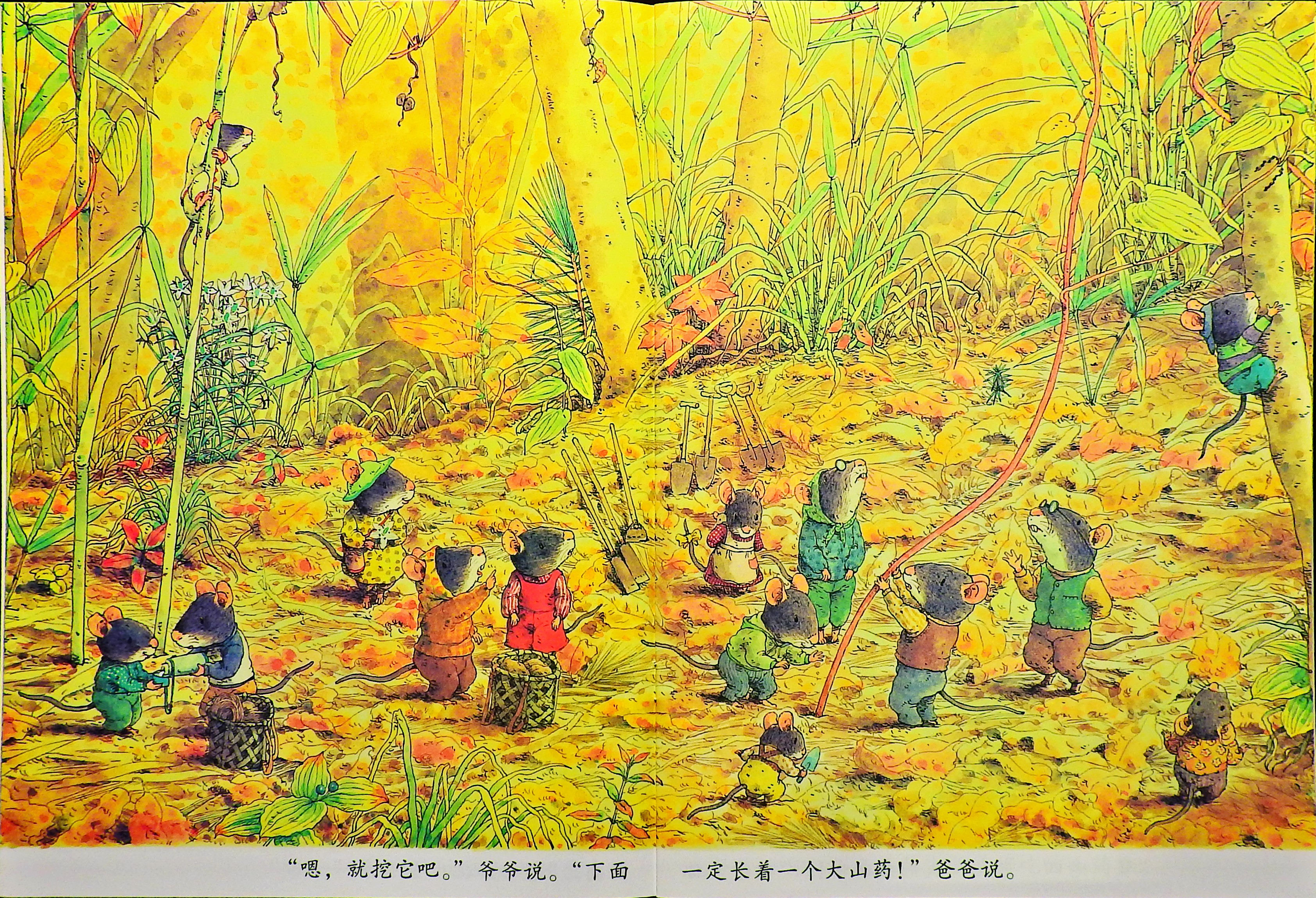 14只老鼠挖山药 (05),绘本,绘本故事,绘本阅读,故事书,童书,图画书,课外阅读